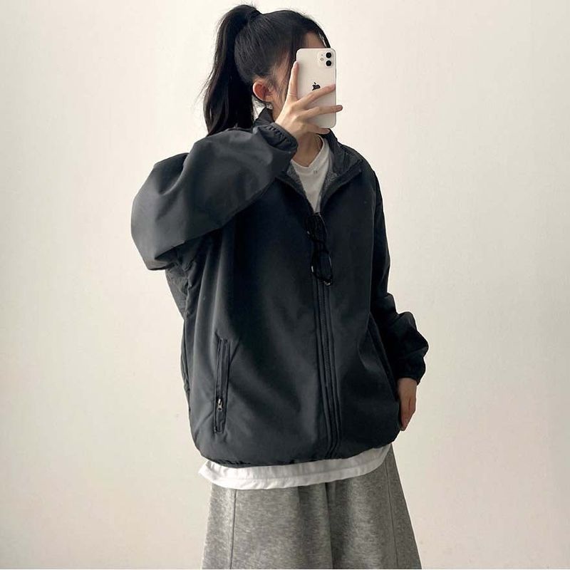 Libby High Neck Zip-Up Jumper