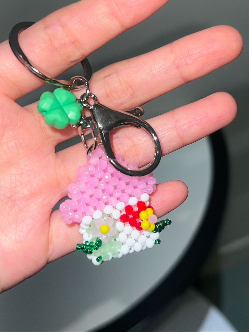Good Luck Beads Keyring