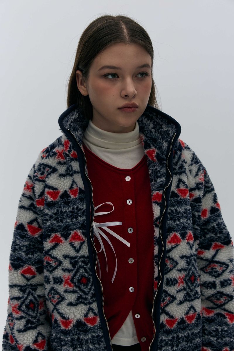 NORDEN FLEECE JACKET / NAVY