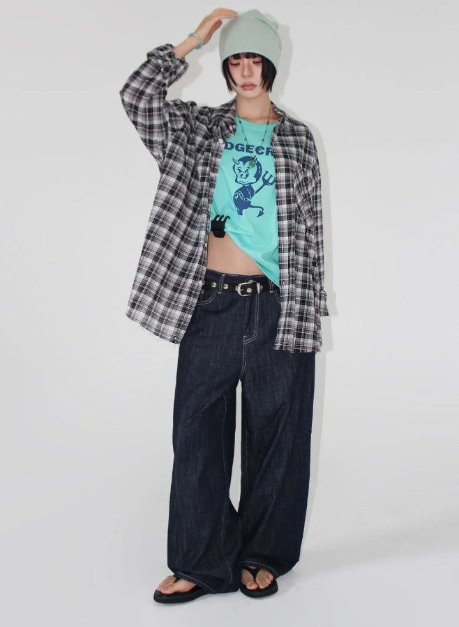RAW EDGE CHECK SHIRT