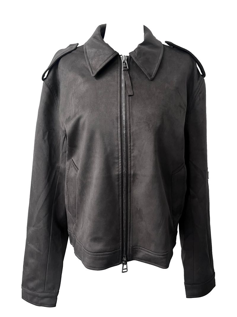 ash suede shoulder jacket (2color)