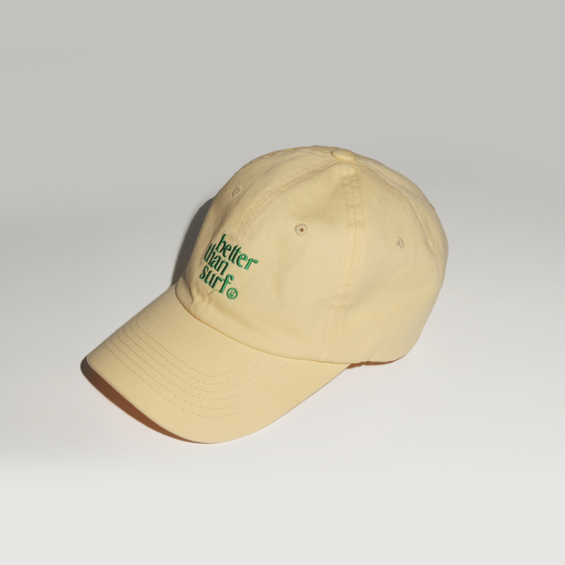 BETTER THAN SURF（べターザンサーフ）の「LOGO BALL CAP - LEMON（Hats）」