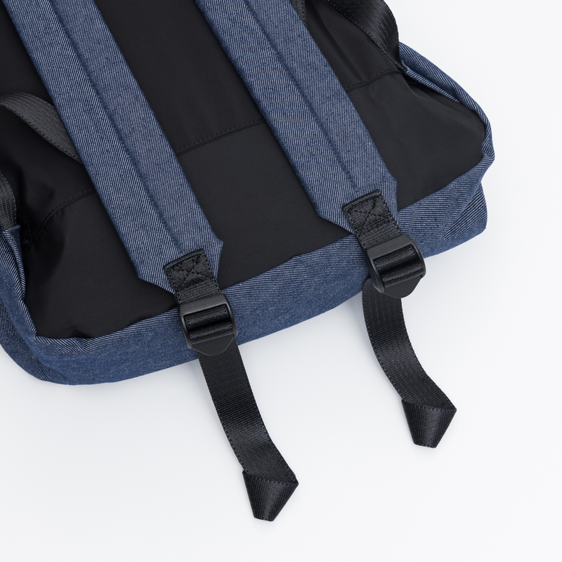 Knotted Backpack (Denim-Deep Blue)