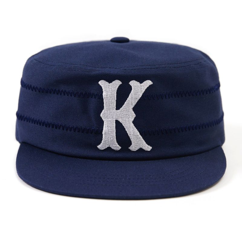 kv pillbox cap navy