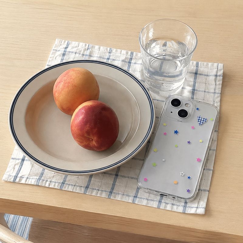 heart star gel hard case