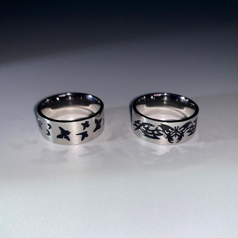 Bold Butterfly ring (2type)
