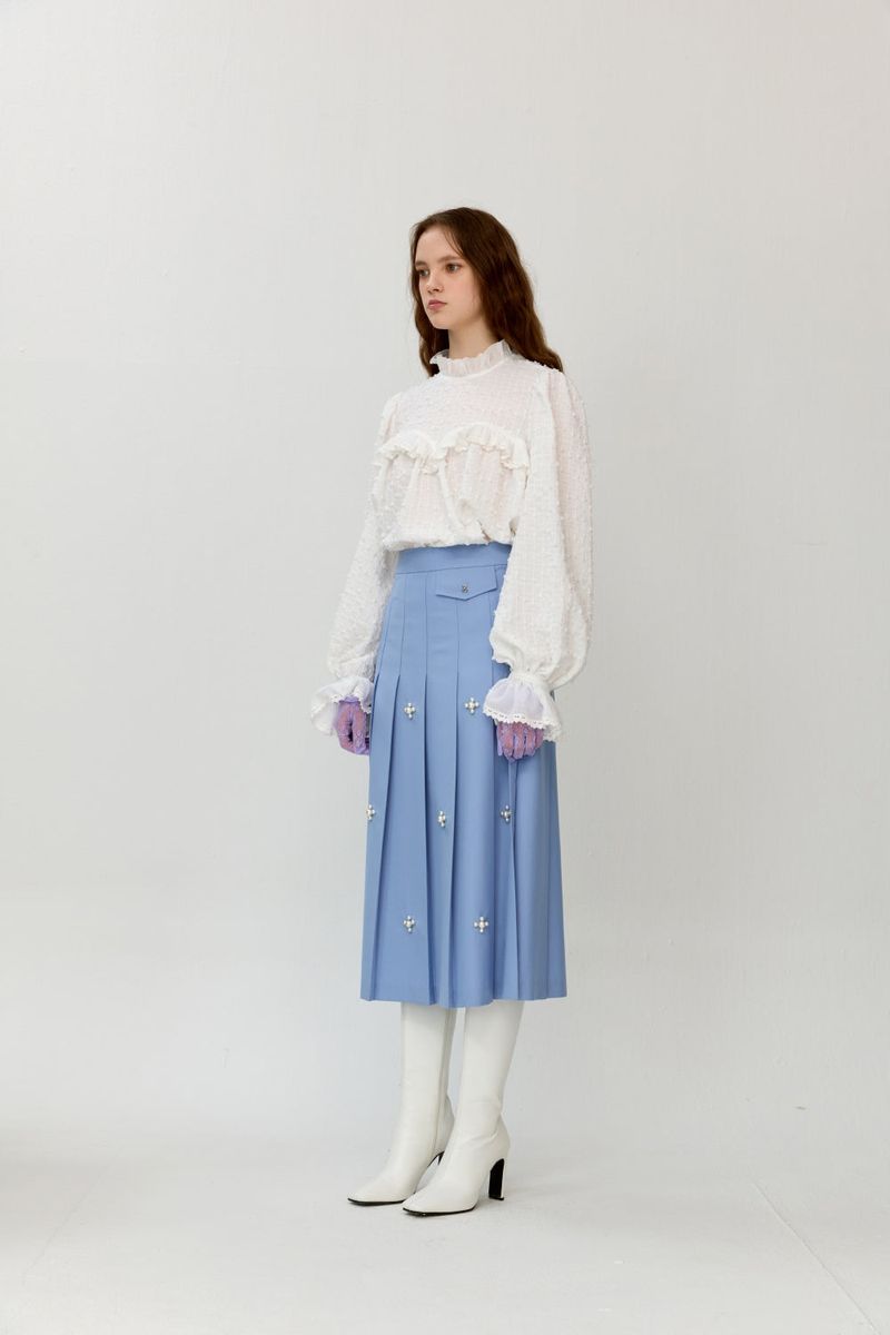Ruffled blouse