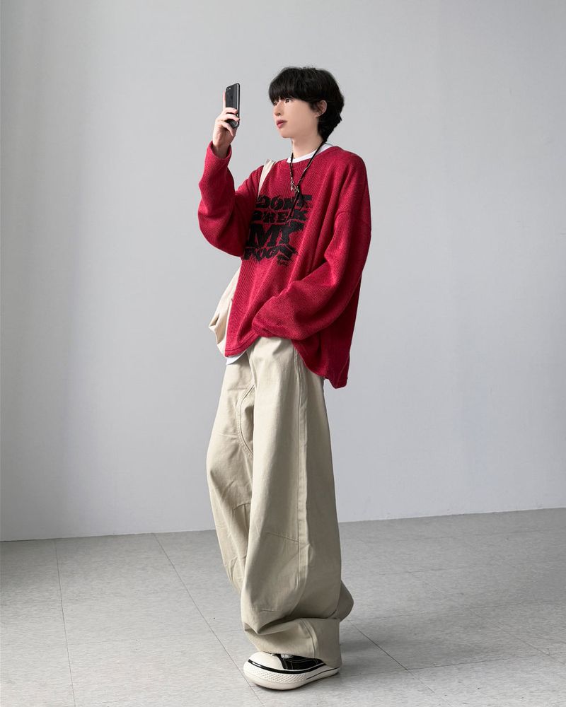 Spike Knit Long Sleeve