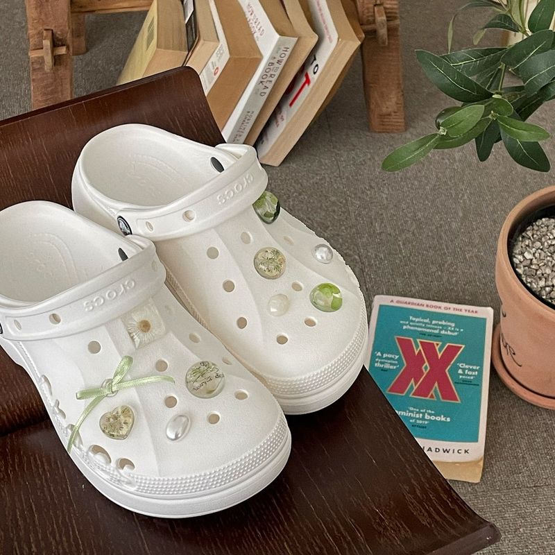 [made]vintage floural ver resin shoes charm set 