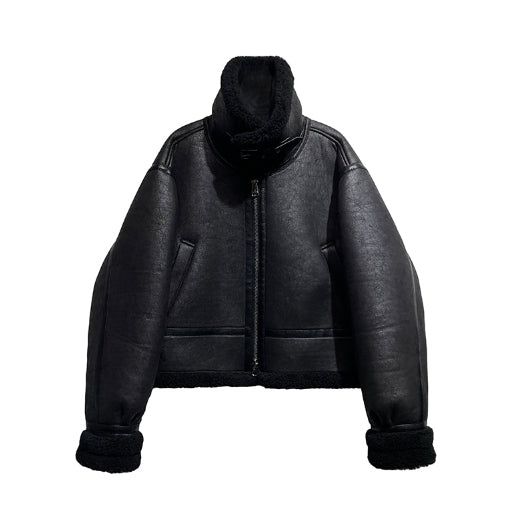 Snug High Neck Cropped Mustang