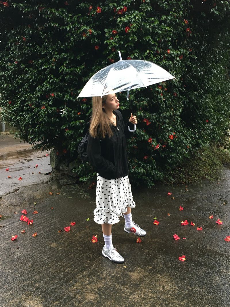 Popo Dot Frill Skirt (2c)