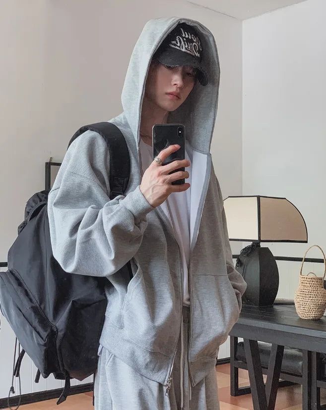 Jet Overfit Pile Hood Zip-Up