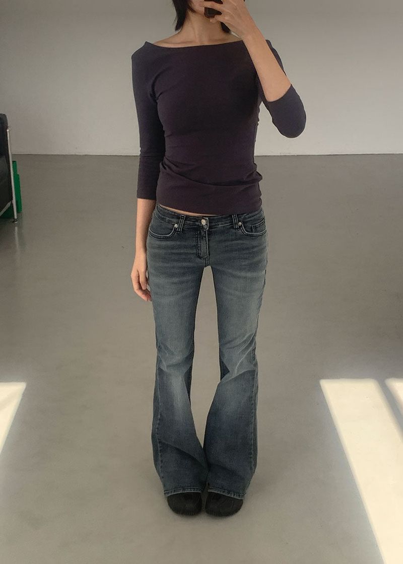 LOW SAND BOOTS CUT DENIM (S-L)