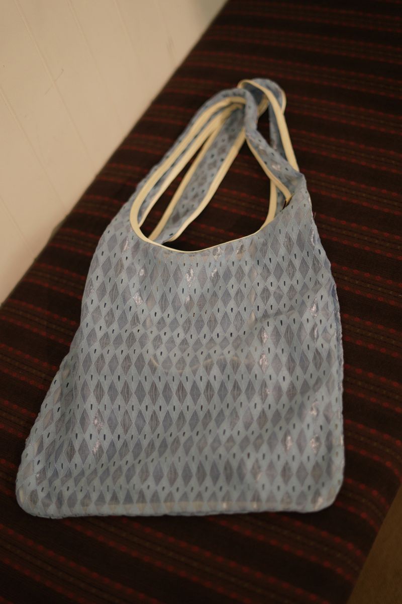 lace bag_sky blue