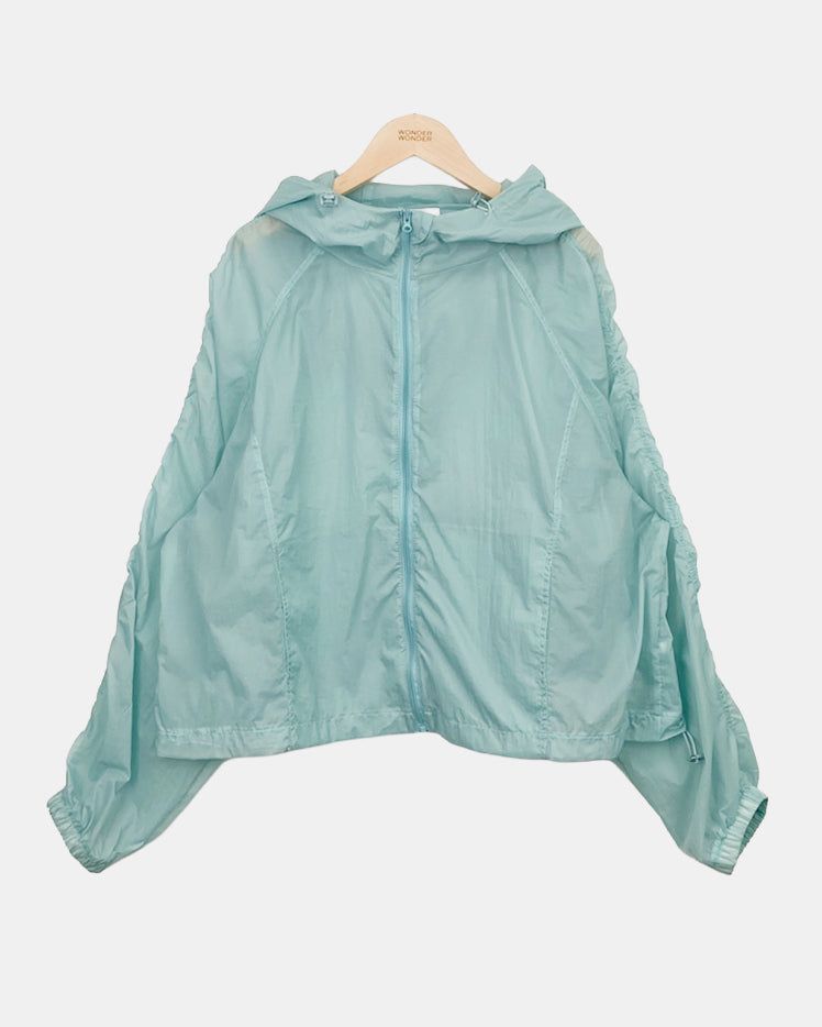 Timel Sheer Windbreaker Zip-Up