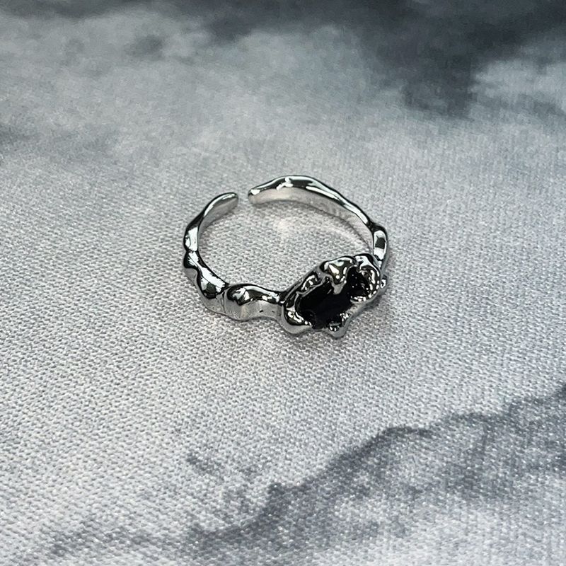 Black Stone pendant Ring
