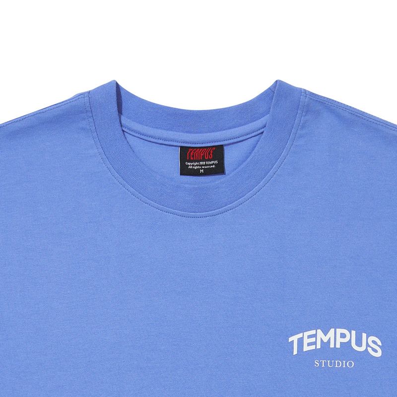 TEMPUS ARCH LOGO T-SHIRT [SKY BLUE]