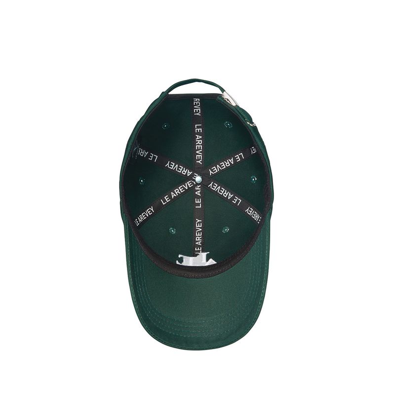 LE AREVEY SYMBOL BALLCAP DEEP GREEN
