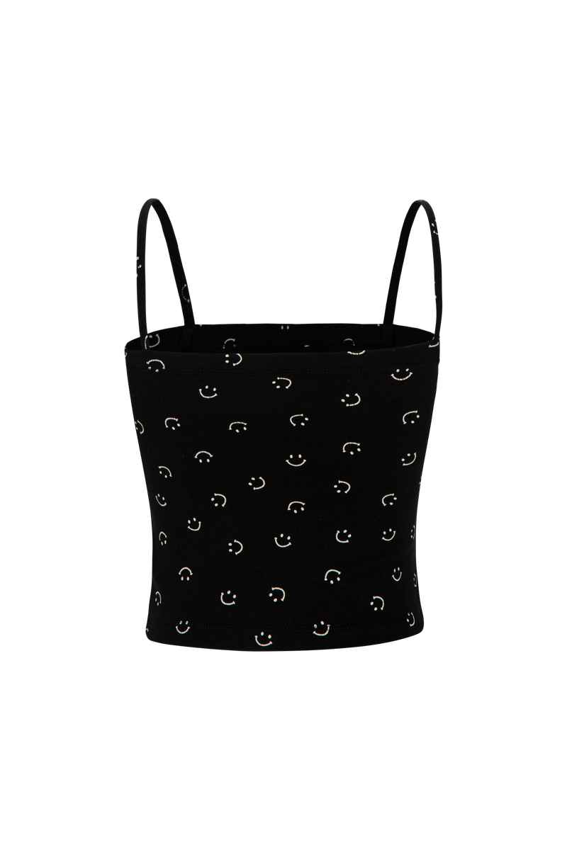 smile sleeveless black