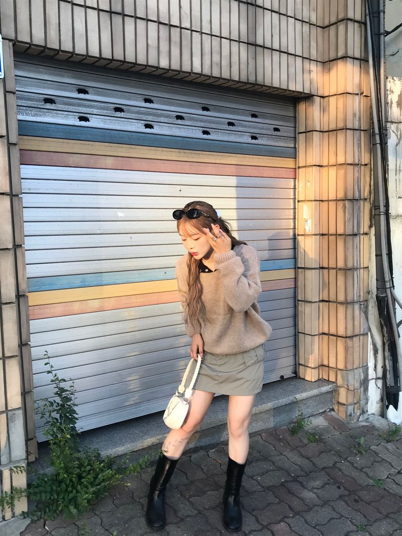 Larvate mini skirt