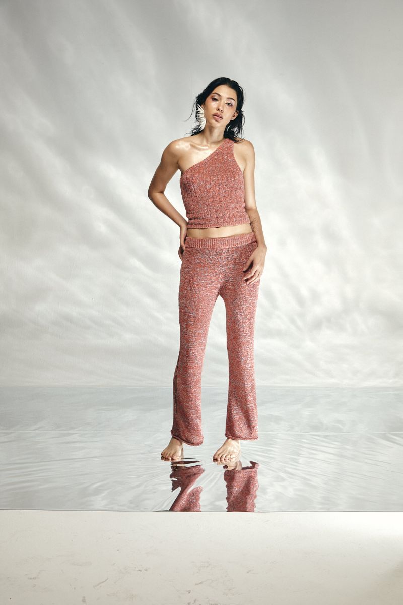 KNIT AND PROMISE Cut Out Pants