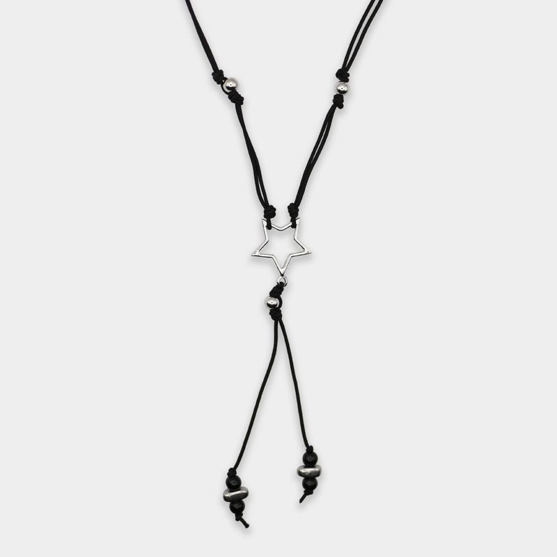 Grumpy Stuff(グロンピースタッフ)の「Star Outline Cord Necklace(Accessories)」