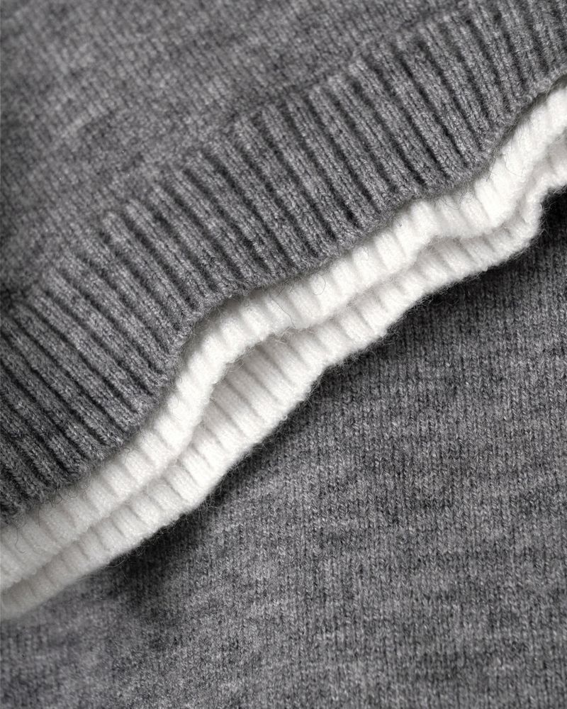 Eren Layered Henley Neck Knit