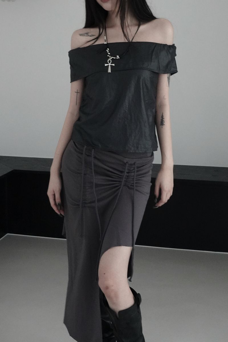 glow off shoulder top (2color)