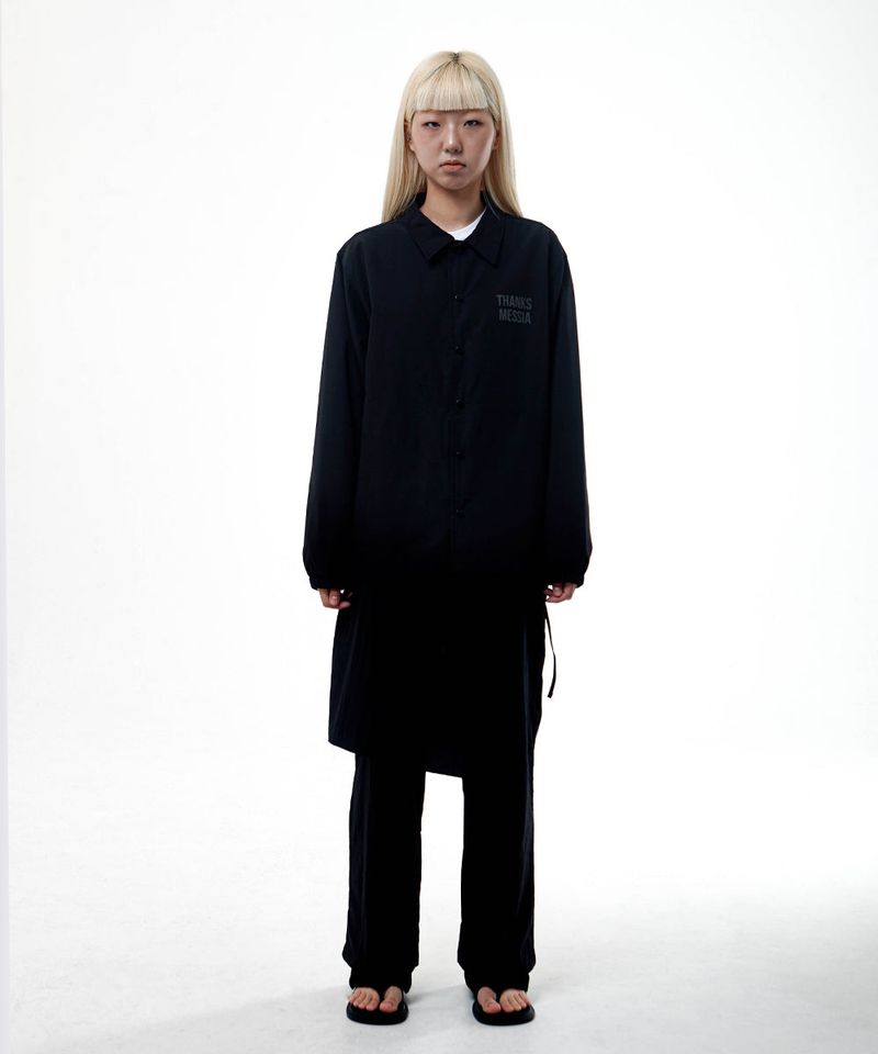 ARCH LOGO COACH JACKET-BLACK