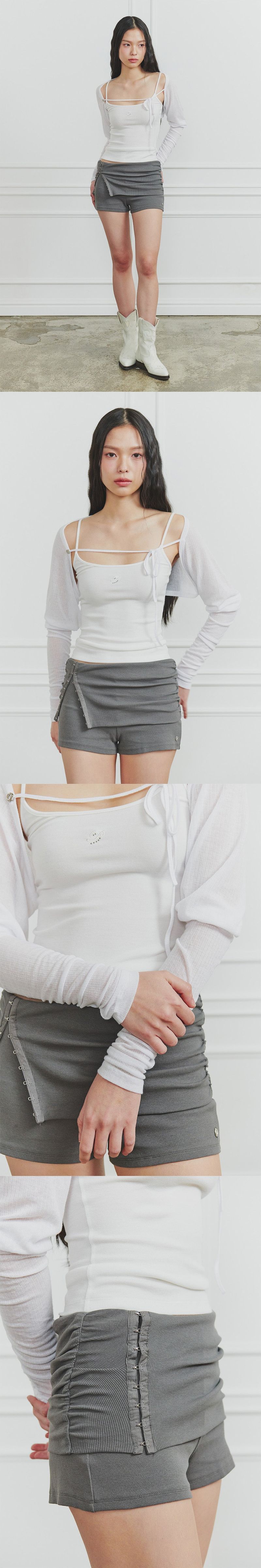 RUBY HOOK SHORTS charcoal