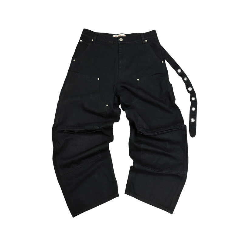 AOIRO(アオイロ)の「Cutted Double Knee Belt Pants(Pants)」