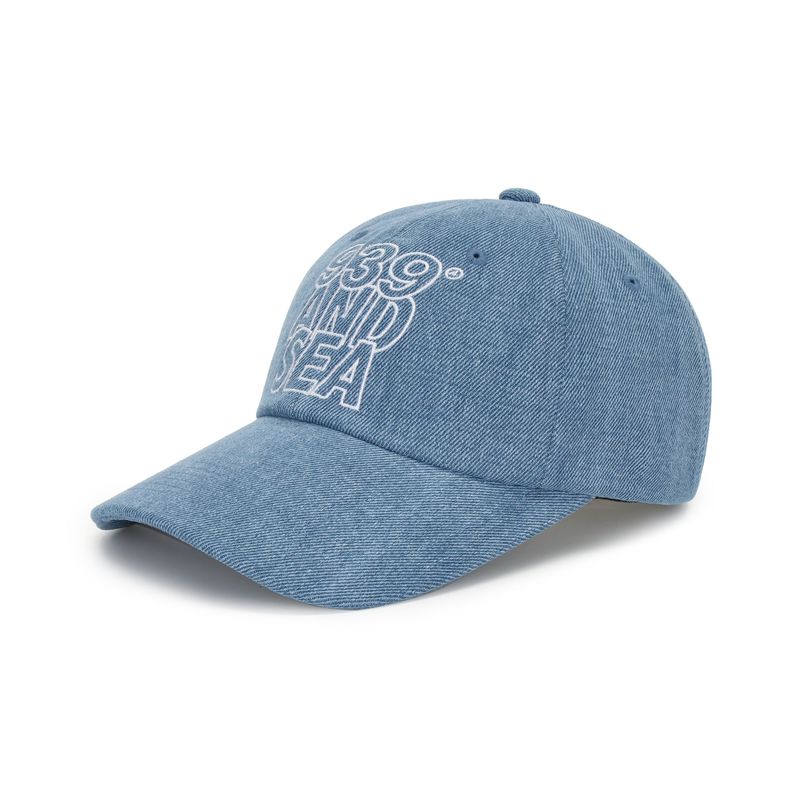 AB X WIND AND SEA DENIM CAP (LIGHT BLUE)