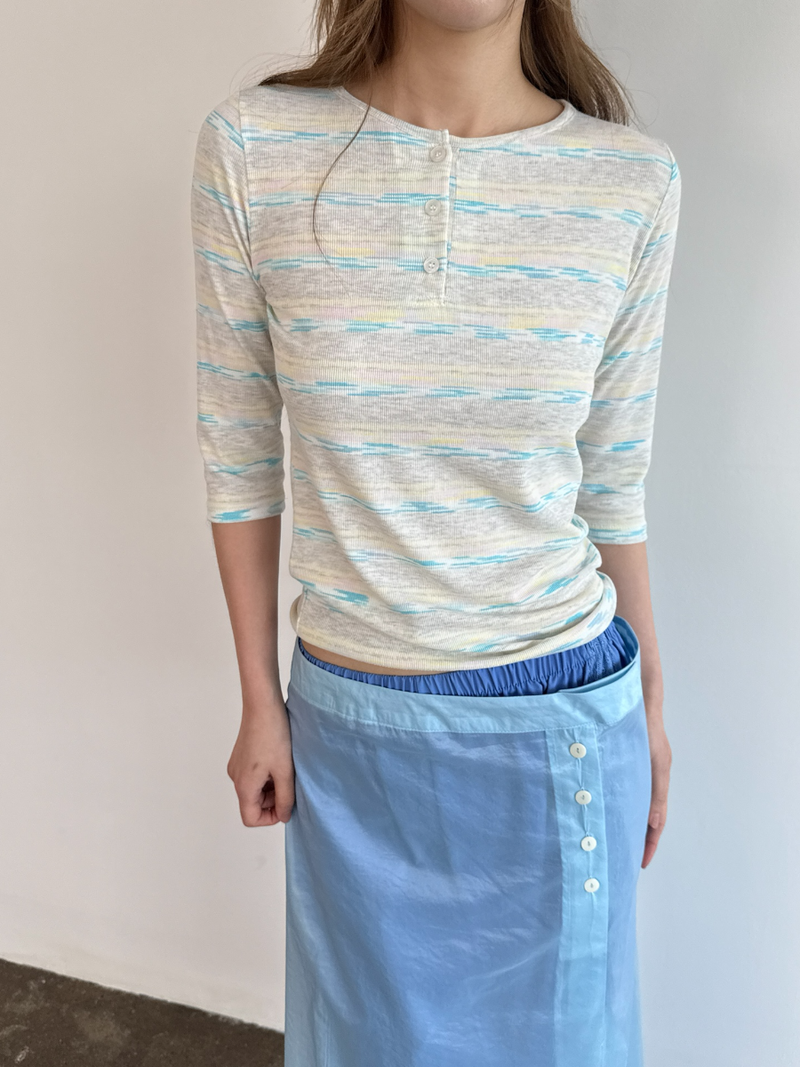 shine button layered skirt