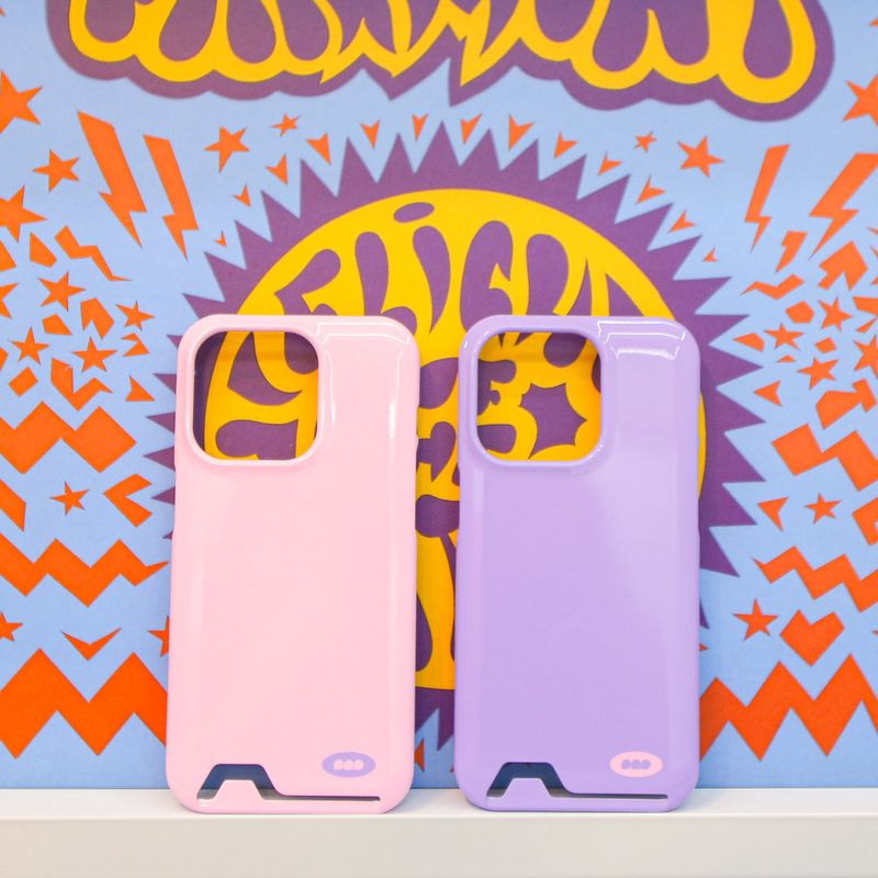 Pastar Pesto(パスターぺスト)の「【MADE】Card Pocket glossy hard Phone case( 2 pastel colors)(Smartphone Accessories)」