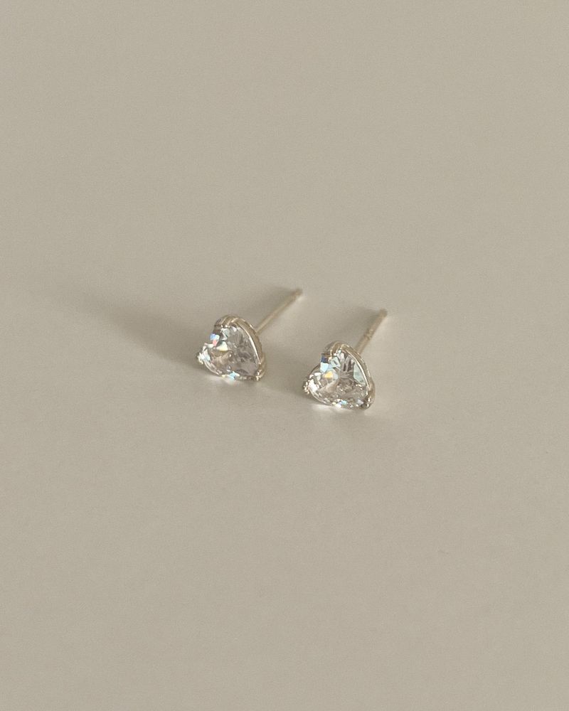 Bijou cubic earring (silver)