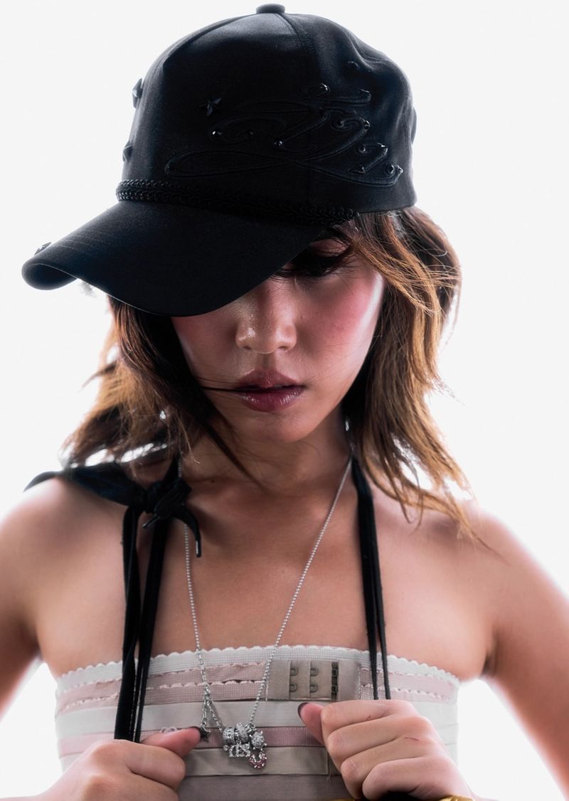 KUL（キュール）の「SU★SUジャージー キャップ (Black)（帽子）」
