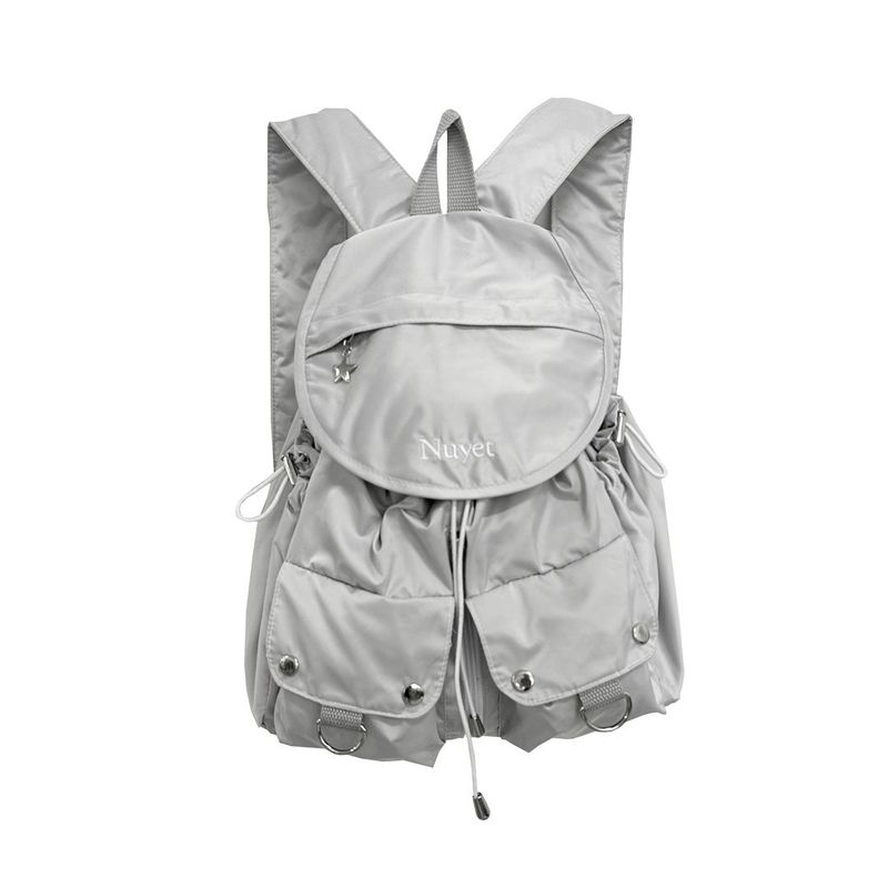 Nuyet（ヌエット）の「Gray round pocket backpack（）」