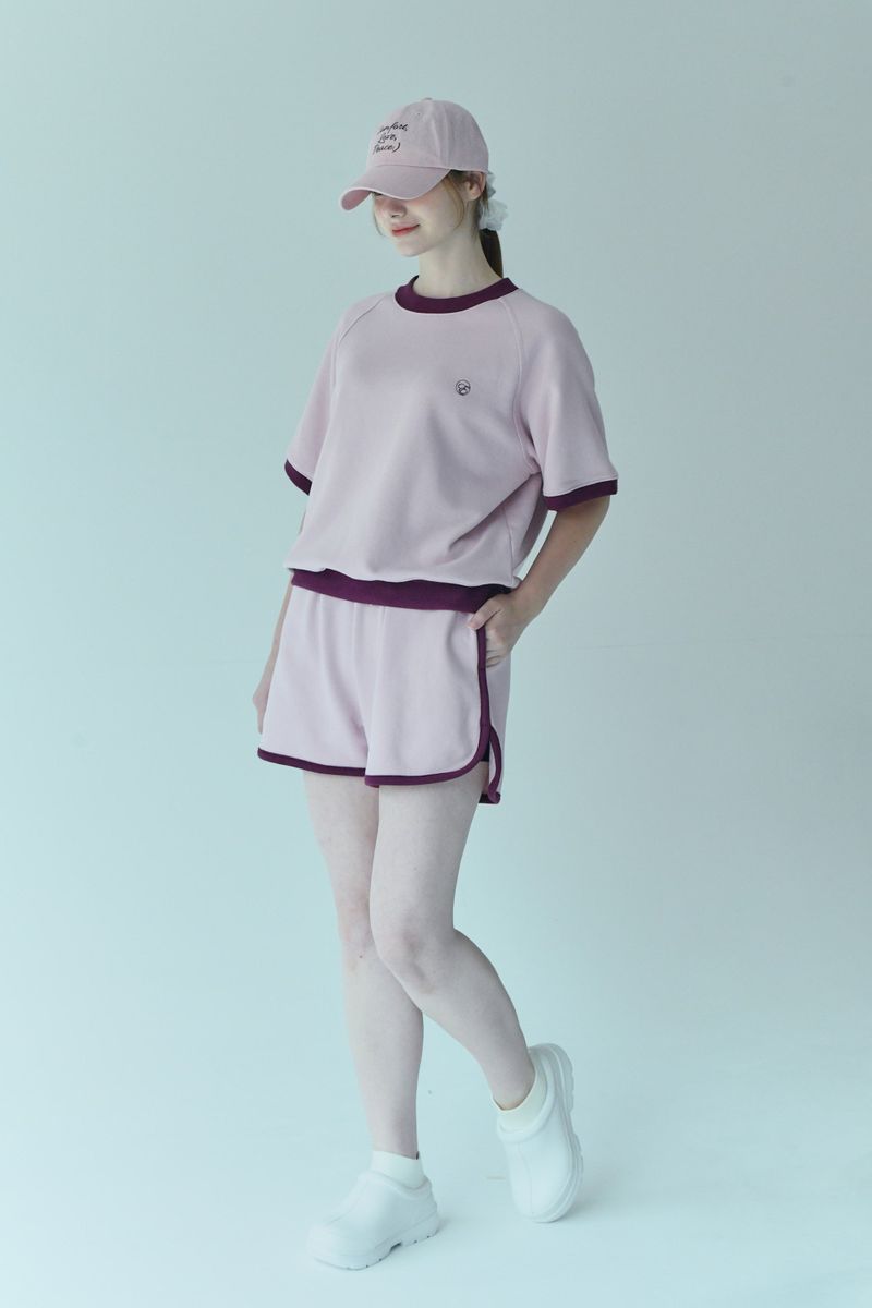 ETERNAL EMOTION(エターナルエモーション)の「COMFORT LINING SHORT SWEATPANTS (PINK)(Pants)」