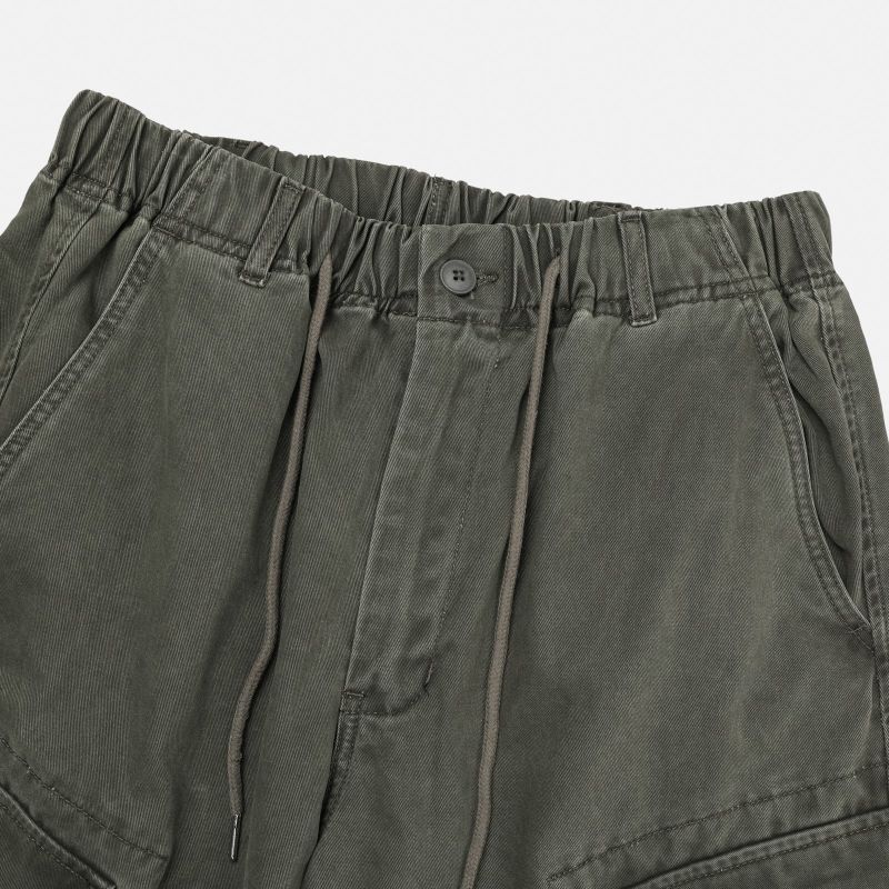 Washed Cargo Bermuda Pants (4color)