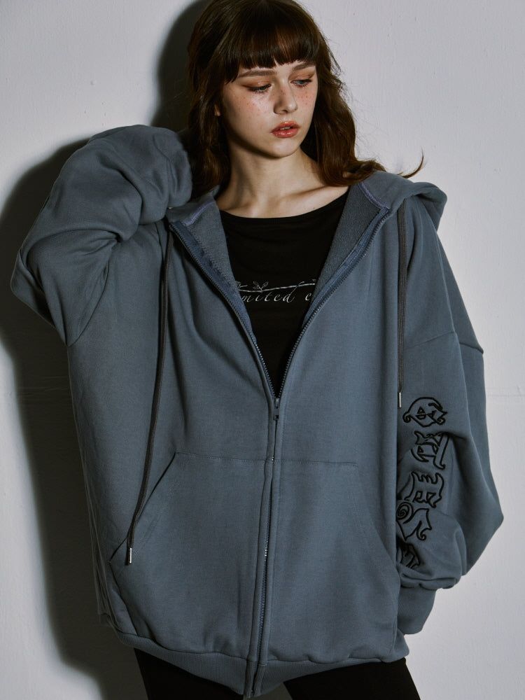 GL HOOD ZIP-UP