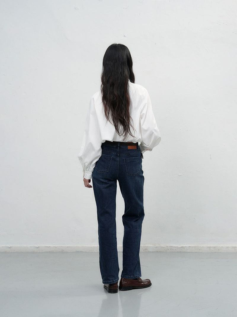 【即日発送】loose fit frill collar blouse