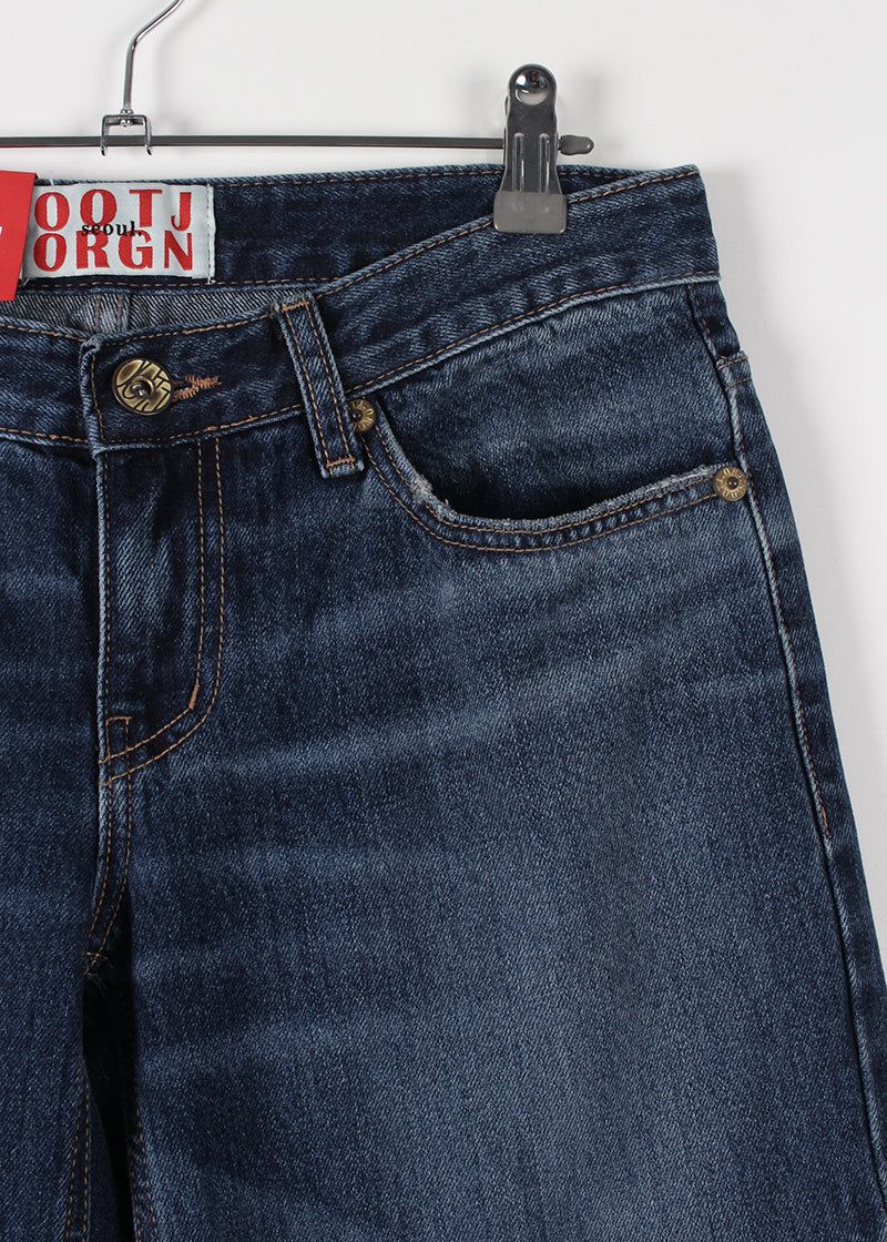LOW BRUSH STRAIGHT DENIM