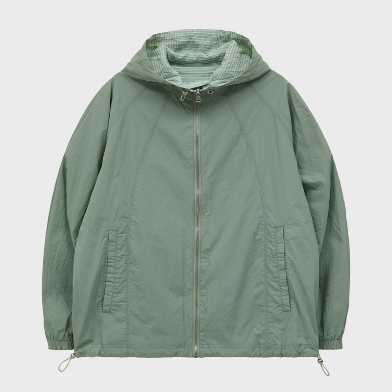 Reversible Check Windbreaker