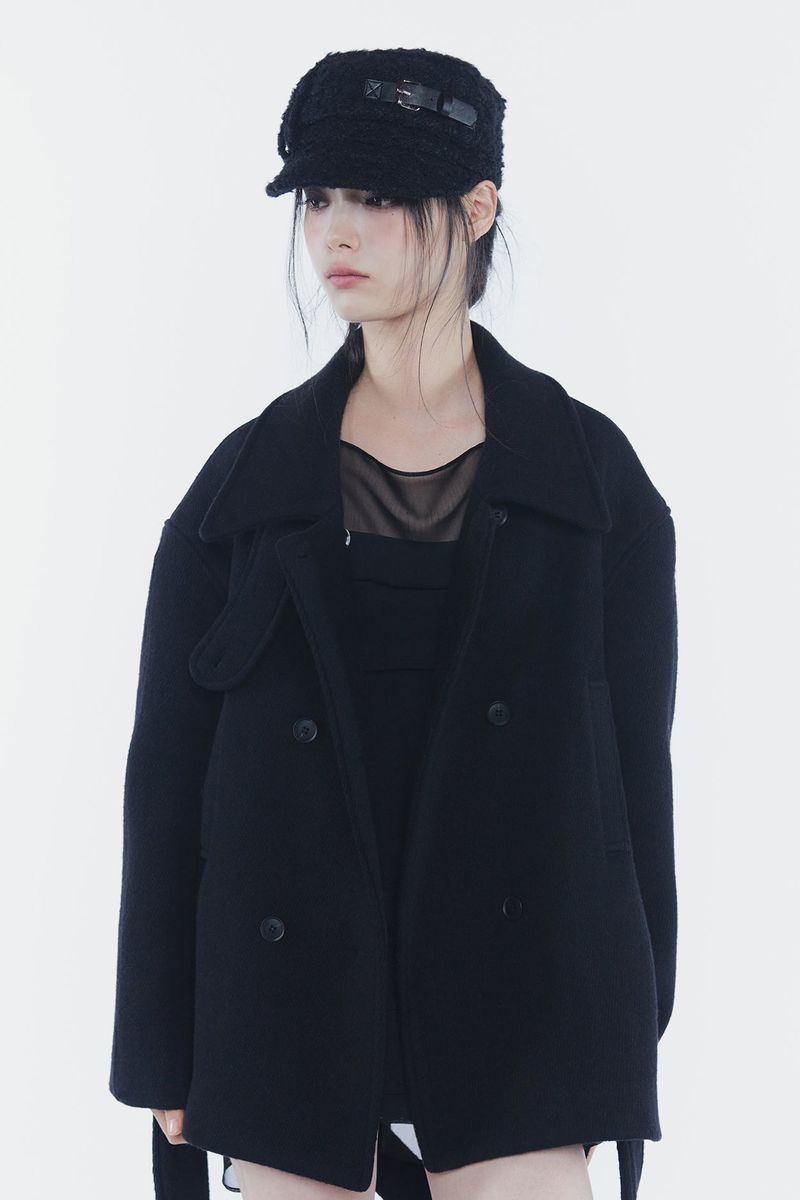 LUNA BELLBOY CAP black