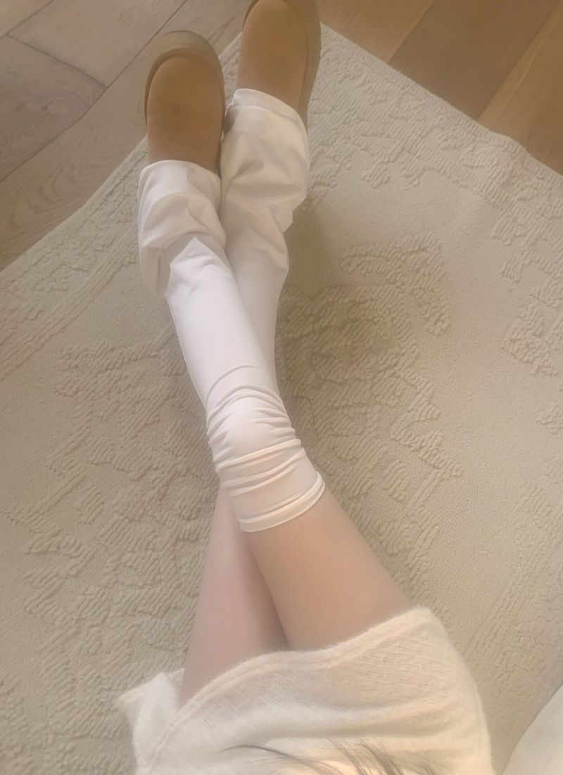 ドナルーズフィットロングソックス (White)