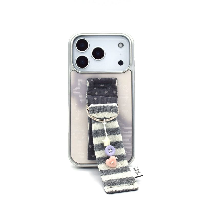 seconduniquename（セカンドユニークネーム）の「SUN CASE BUTTON BELT IVORY（Smartphone Accessories）」