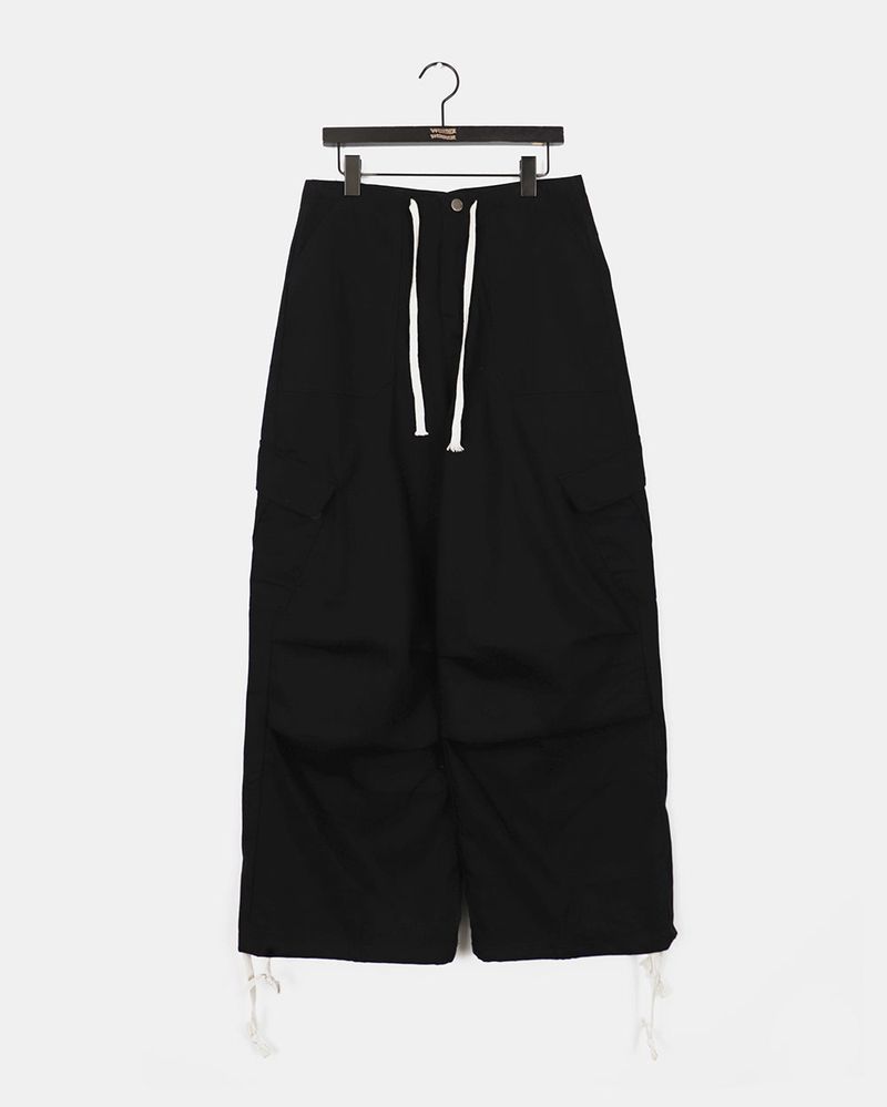 Cesar Wide Cotton Two-Way Cargo Pants