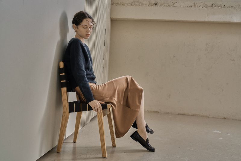 SEYMOUR SKIRT_BROWN