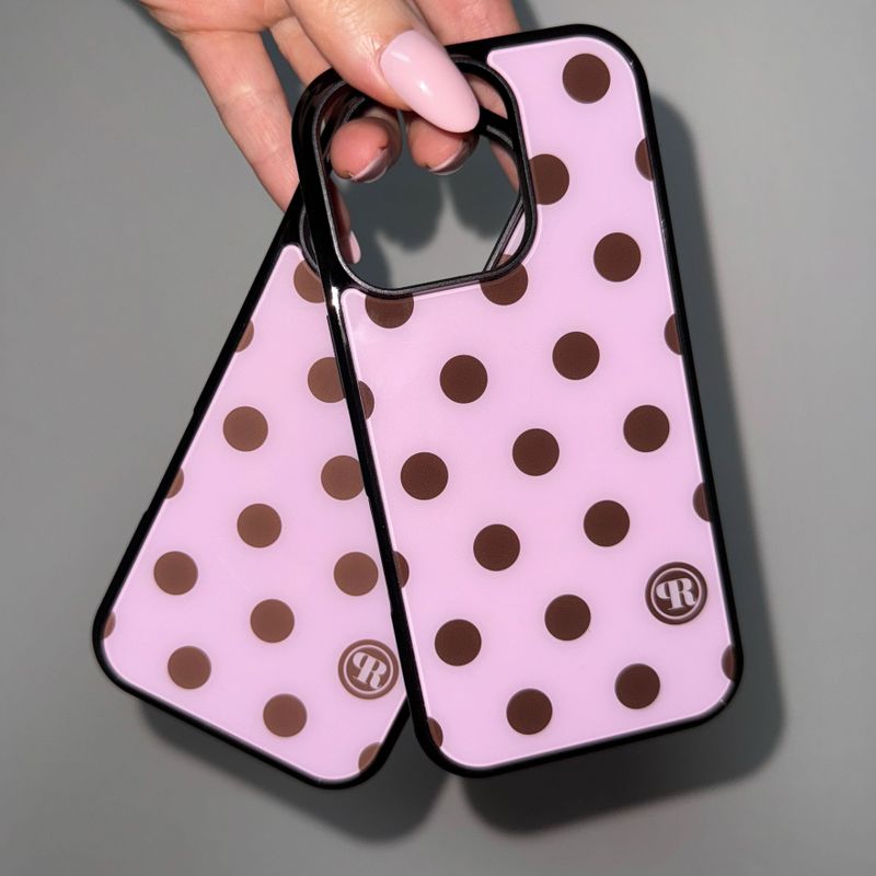 [MADE] m dot. (strawberry caramel) glass bumper iPhone case