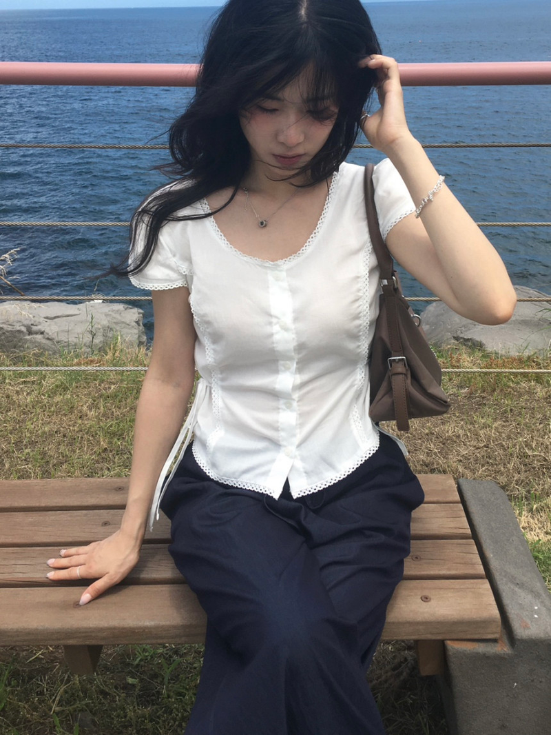 Anna Short Sleeve Blouse